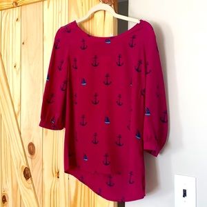 Anchor and Boat Blouse!!!!